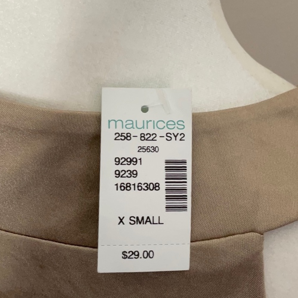 NWT Studio Y Tank Blouse Size XS - Picture 10 of 12
